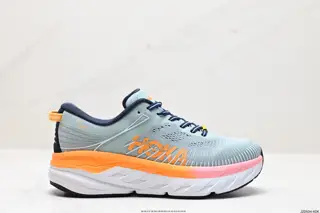 HOKA ONE W BONDI 7 Shawn Yue Same Style Functional Cushioning Running Shoes 1110518
