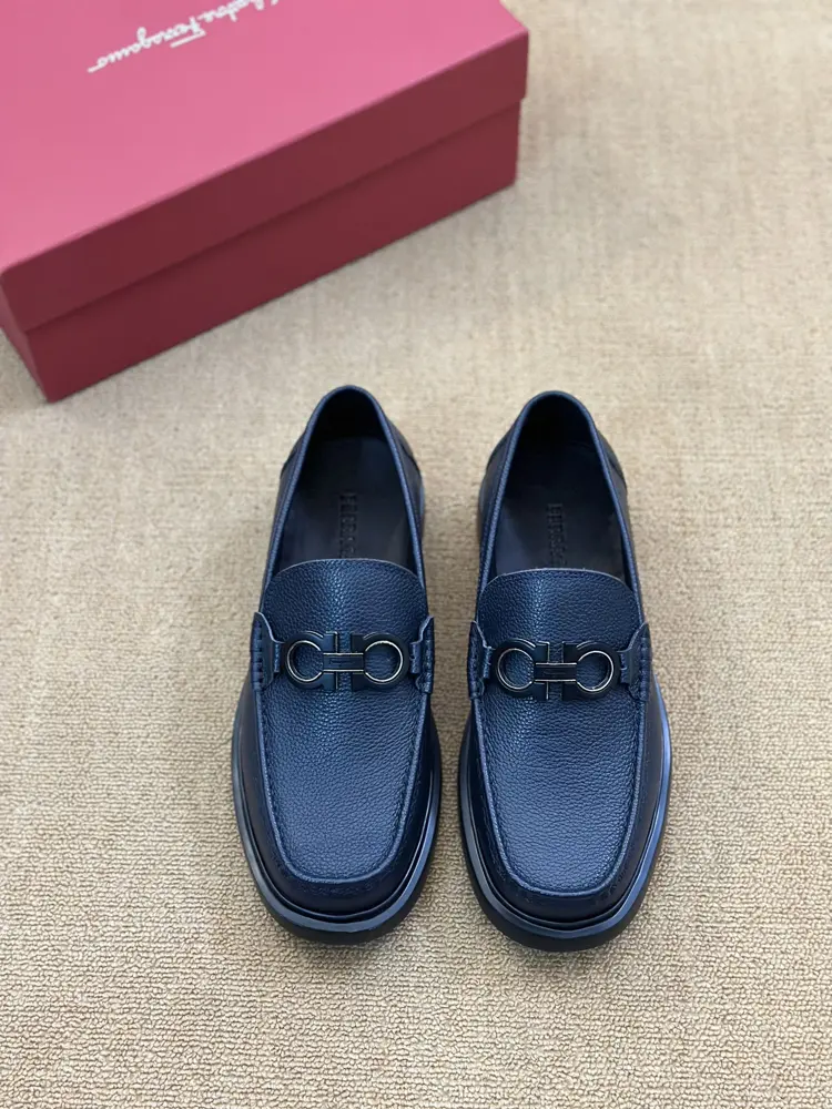 Salvatore Ferragamo Height-enhancing Leather Shoes