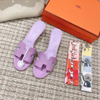 Hermes H Slippers Oran Sandal Series————————————Fashionable and versatile Super comfortable