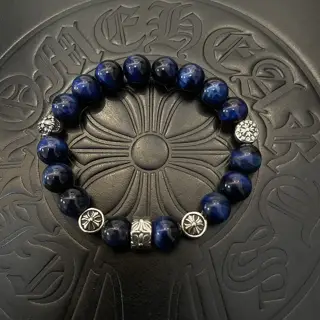 Chrome Hearts Classic Retro Multi-element Lapis Lazuli Bracelet