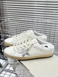 Golden Goose Deluxe Brand.Small dirty shoes half-slippers