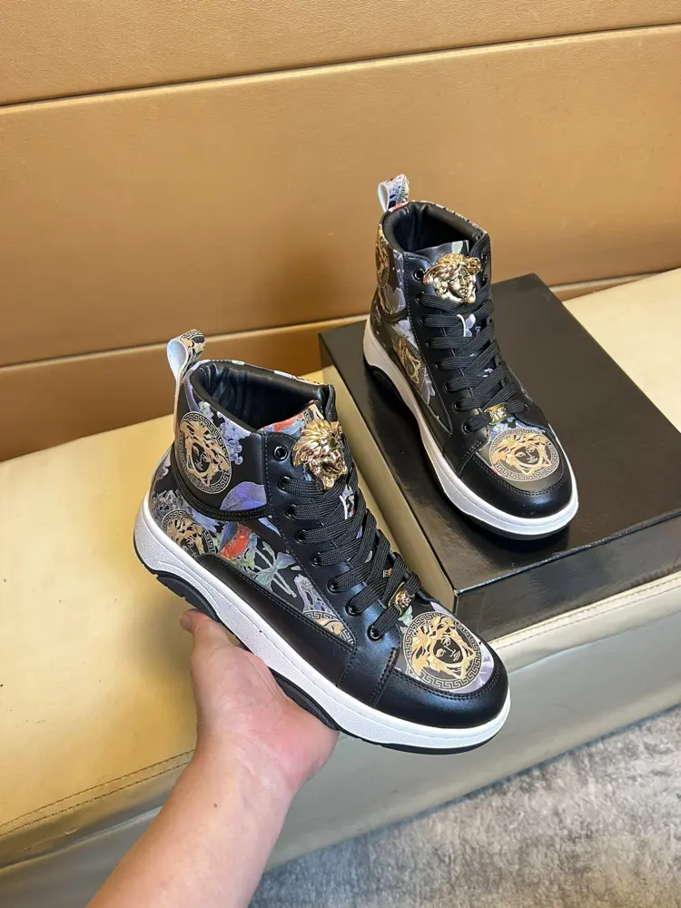 Versace High Top Men’s Casual Shoes