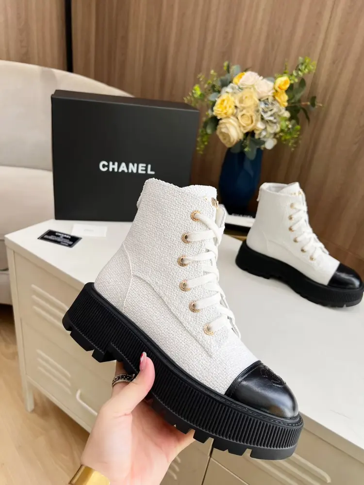 Chanel ankle boots original mold The strap design is super easy to put on and take off