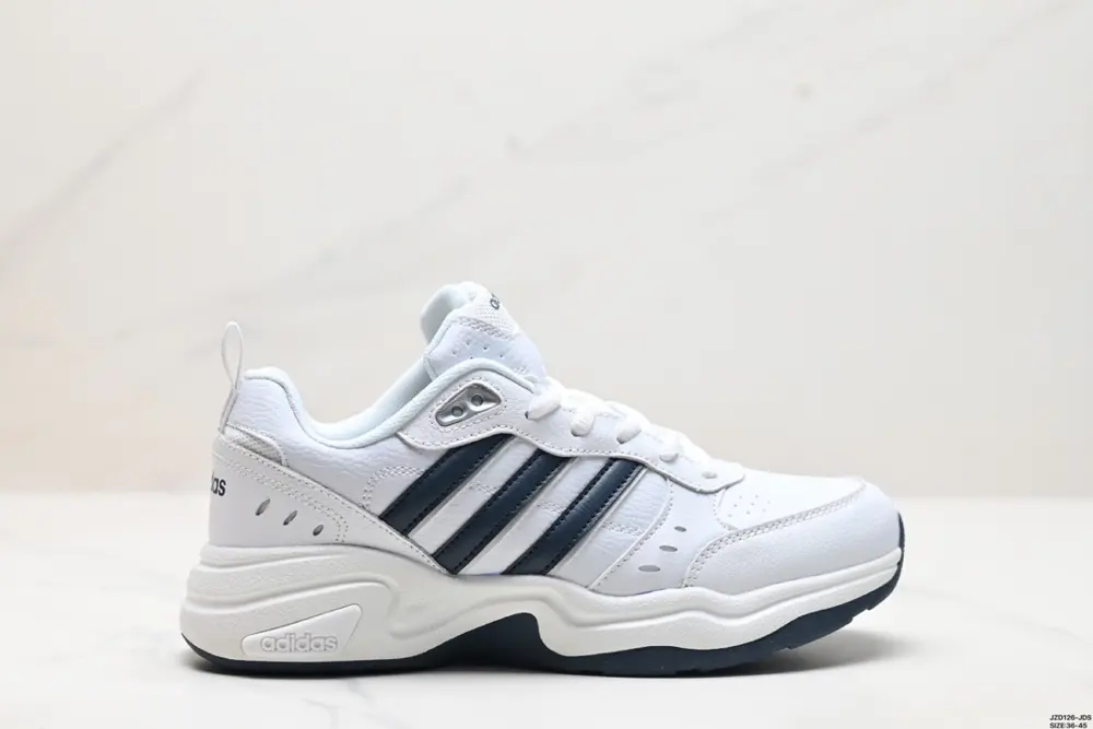 Adidas neo Strutter leather retro sports non-slip low-top lifestyle shoes FW3742