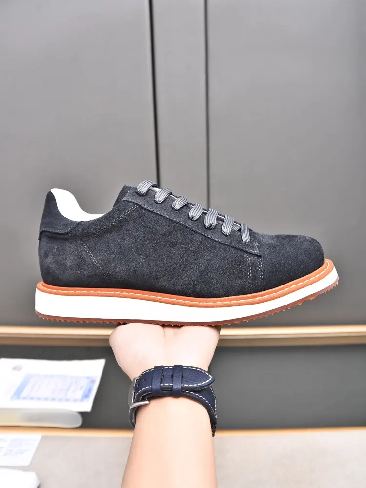 Brunello Cucinelli men’s lace-up casual low-top men’s shoes This brand is a world-class