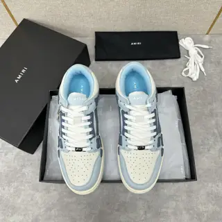 AMIRI couple style street style high version AMIRI bone shoes 20FW RUNWAY SKEL TOP