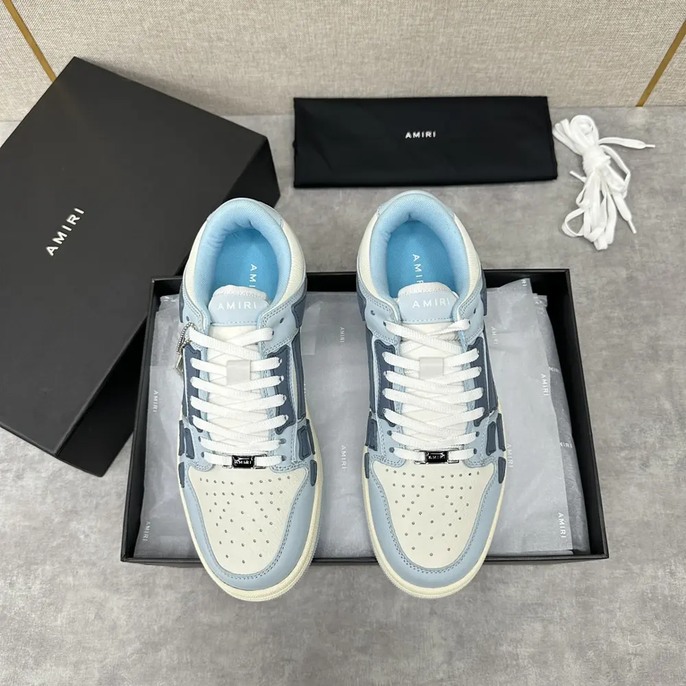 AMIRI couple style street style high version AMIRI bone shoes 20FW RUNWAY SKEL TOP