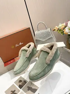 Loro piana mid-top classic loafers