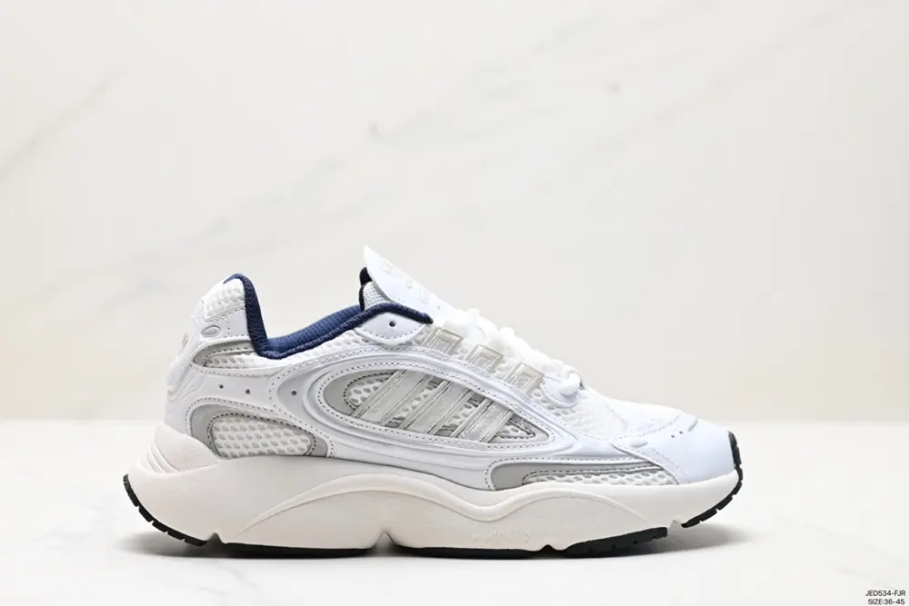 Adidas OZMILLEN Adidas retro black and silver color matching low-top cushioning sports IF6582