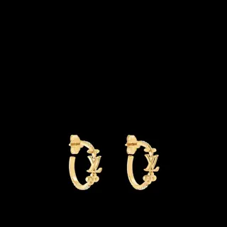 Louis Vuitton letter earrings