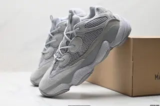 Adidas originals Yeezy 500 Bone White mesh synthetic leather fashionable casual comfortable GX3606