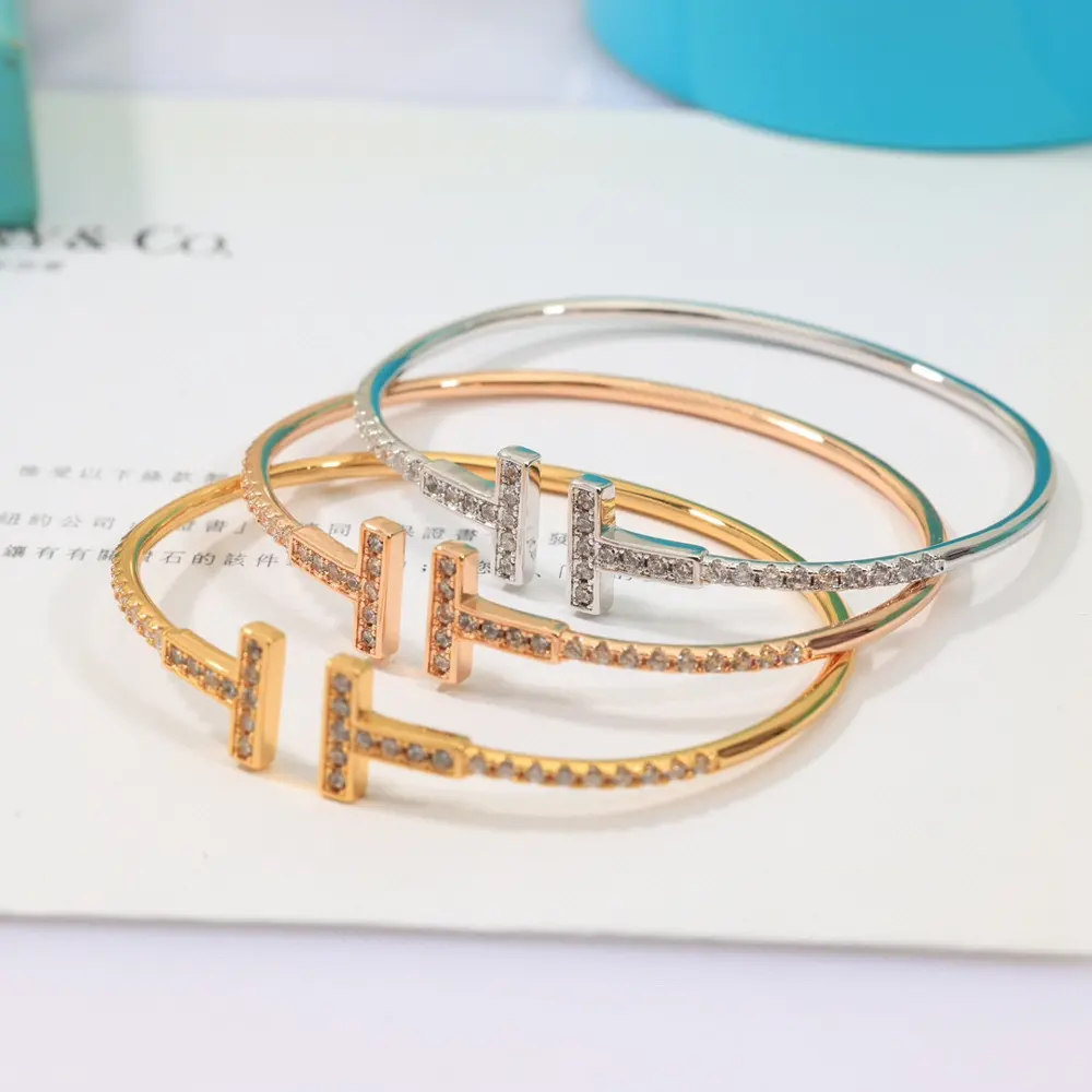 Tiffany double T bracelet