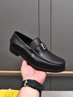 Fendi business formal leather shoes