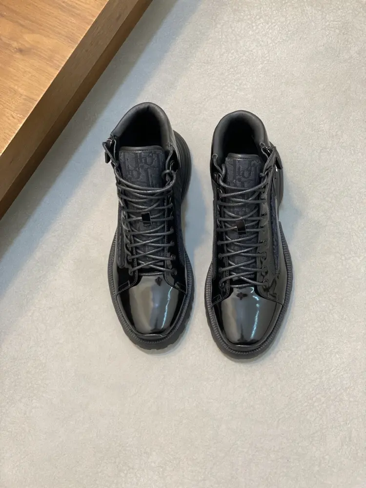 Dior autumn and winter luxury men’s mid-cut short boots