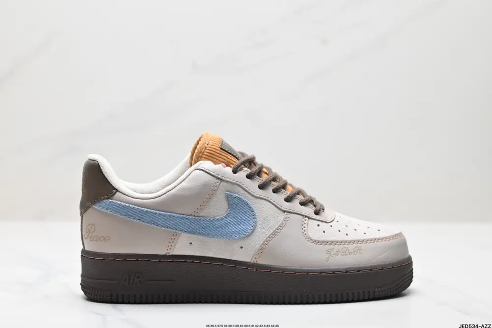Nike AIR FORCE 1’07 Air Force One low-top versatile casual sports sneakers. Soft and elastic HQ3458-142