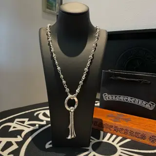 Chrome Hearts vintage cross skull necklace