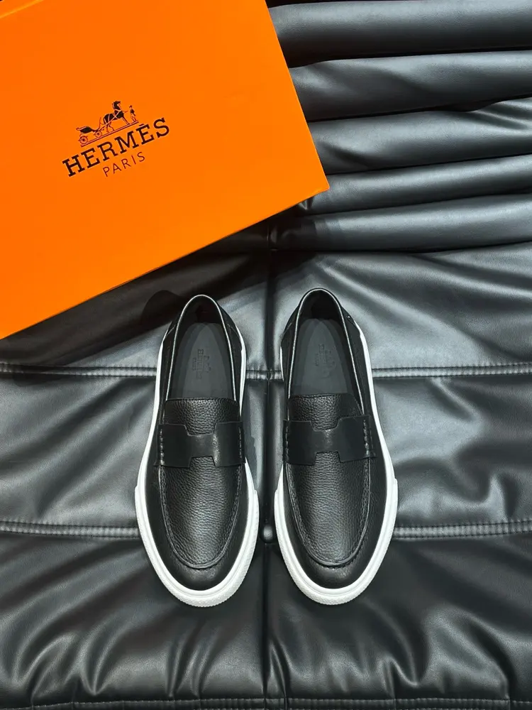 Hermes classic men’s slip-on loafers