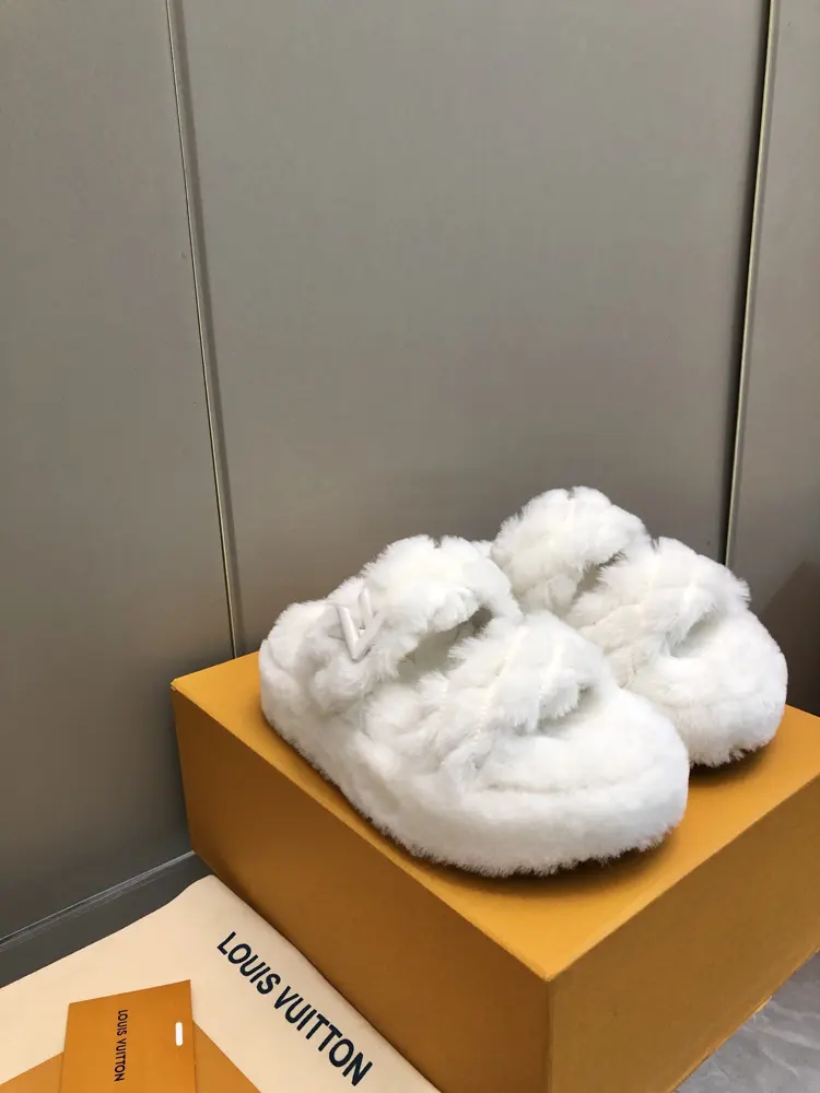 Louis Vuitton new wool slippers