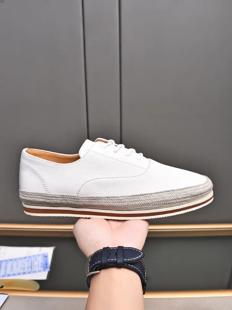Prada casual woven lazy slip-on men’s shoes