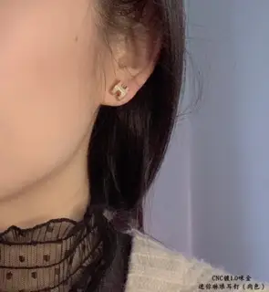 Hermès Mini H Linlang Earrings