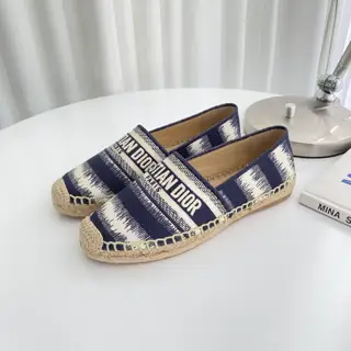 Dior embroidered jacquard pattern counter synchronous new fisherman shoes