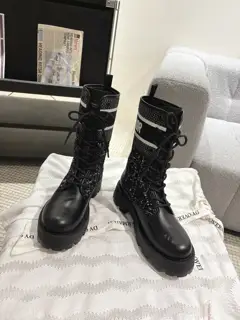 Dior Light-soled Embroidered Ankle Boots