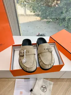 Hermès half-slippers