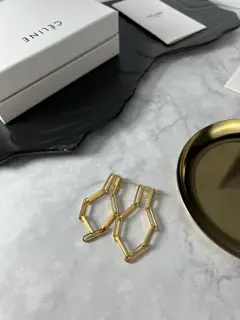 Celine buckle earrings