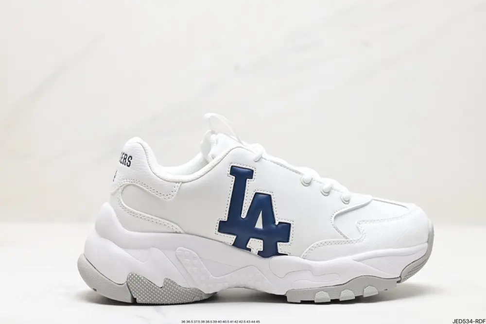 MLB Big Ball Chunky Mesh Thick-soled Daddy Series Low-top Mesh Lightweight Casual Sports 3ASHBCW3N