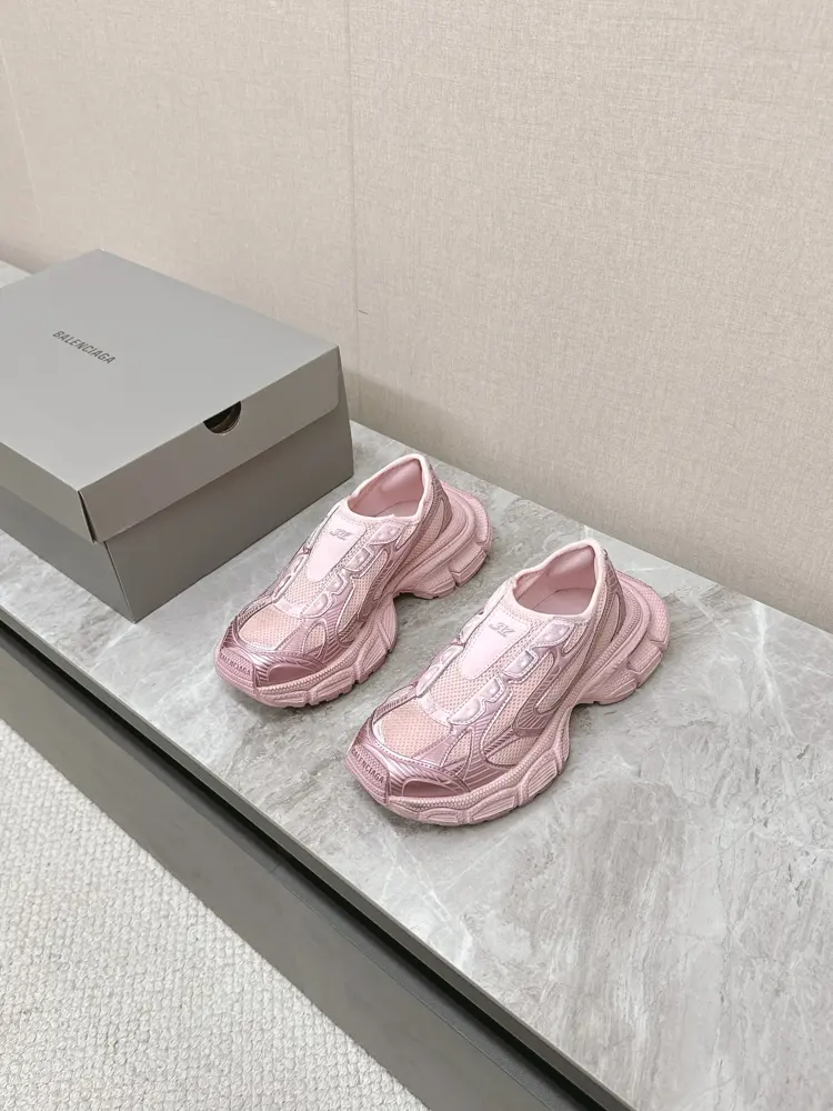 Balenciaga Triple s Molded Rubber One-piece Molded Sneakers for Men
