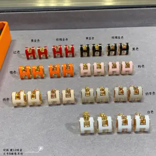 Hermès Large H Linlang Earrings