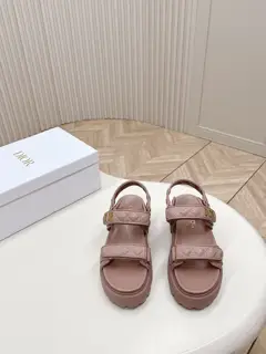 Dior classic Velcro high-heeled sandals and slippers series original replica high version
