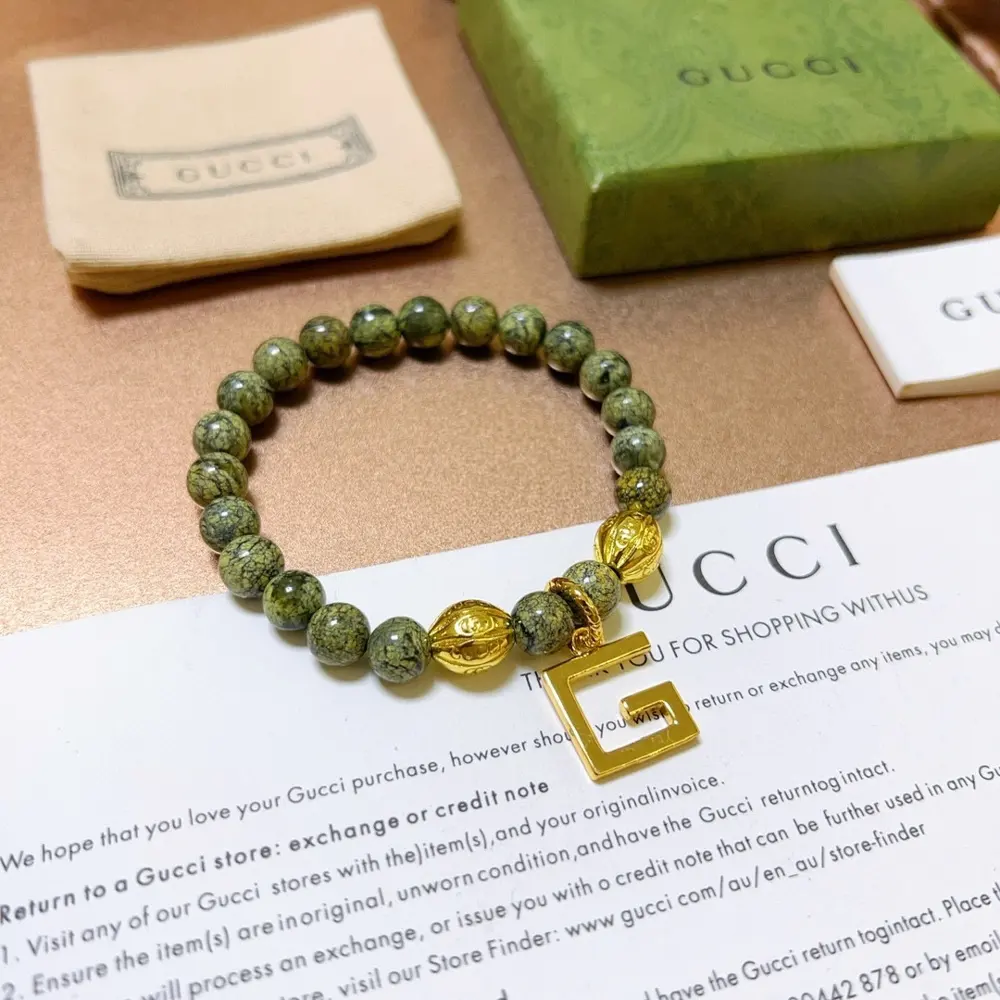 Gucci bracelets for men and women. The latest natural stone Yao Wang stone bracelet is of