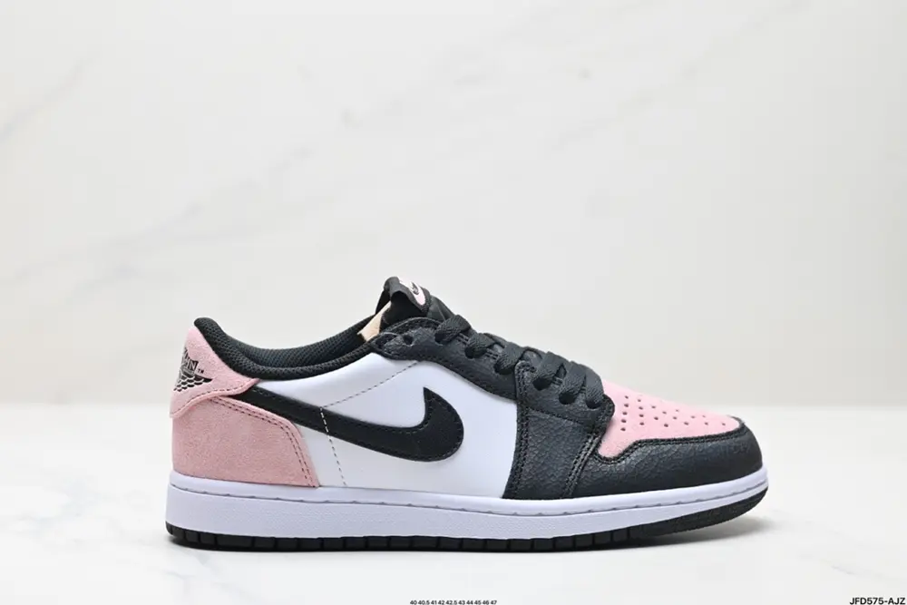 Nike AIR JORDAN 1 RETRO LOW OG white toe AJ1 low-top casual sneakers with official color CZ0790-001