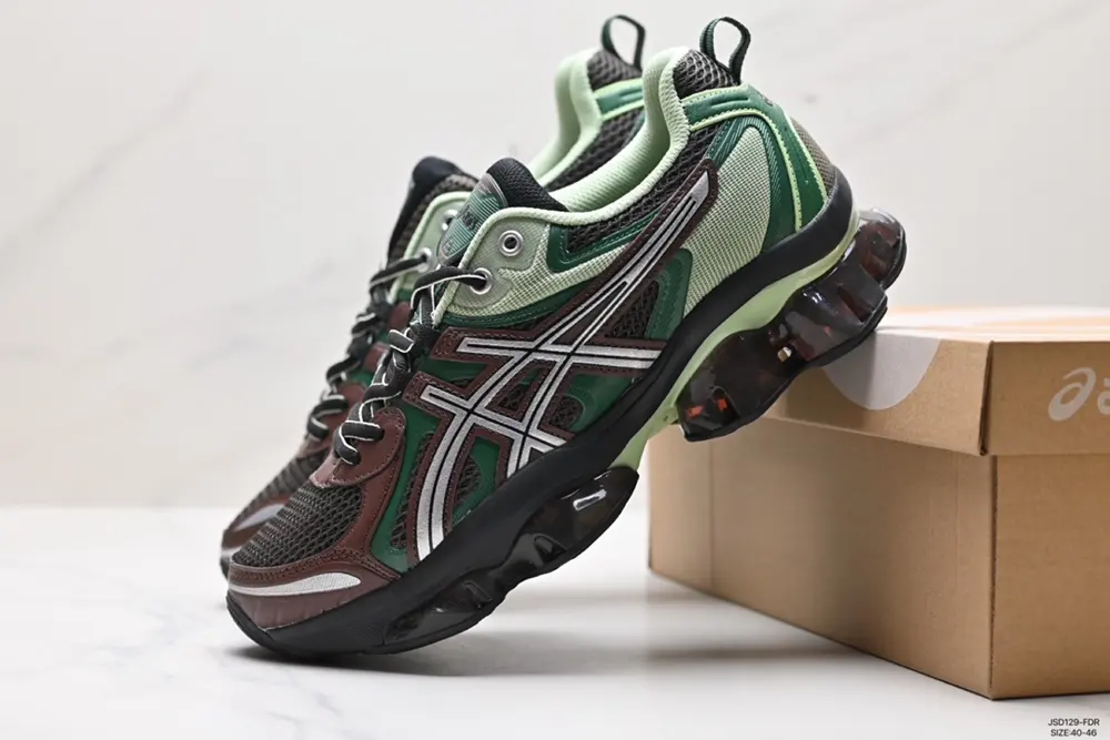 ASICS Gel-Quantum Kinetic ASICS Retro Casual Sports Shoes Thick-soled Height-enhancing 1203A270-202