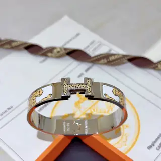 Hermes bracelet v gold original custom Hermes bracelet enamel craftsmanship is too