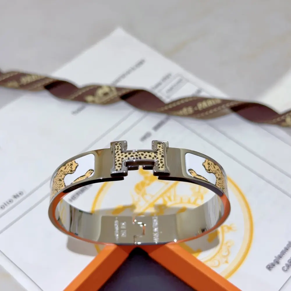 Hermes bracelet v gold original custom Hermes bracelet enamel craftsmanship is too