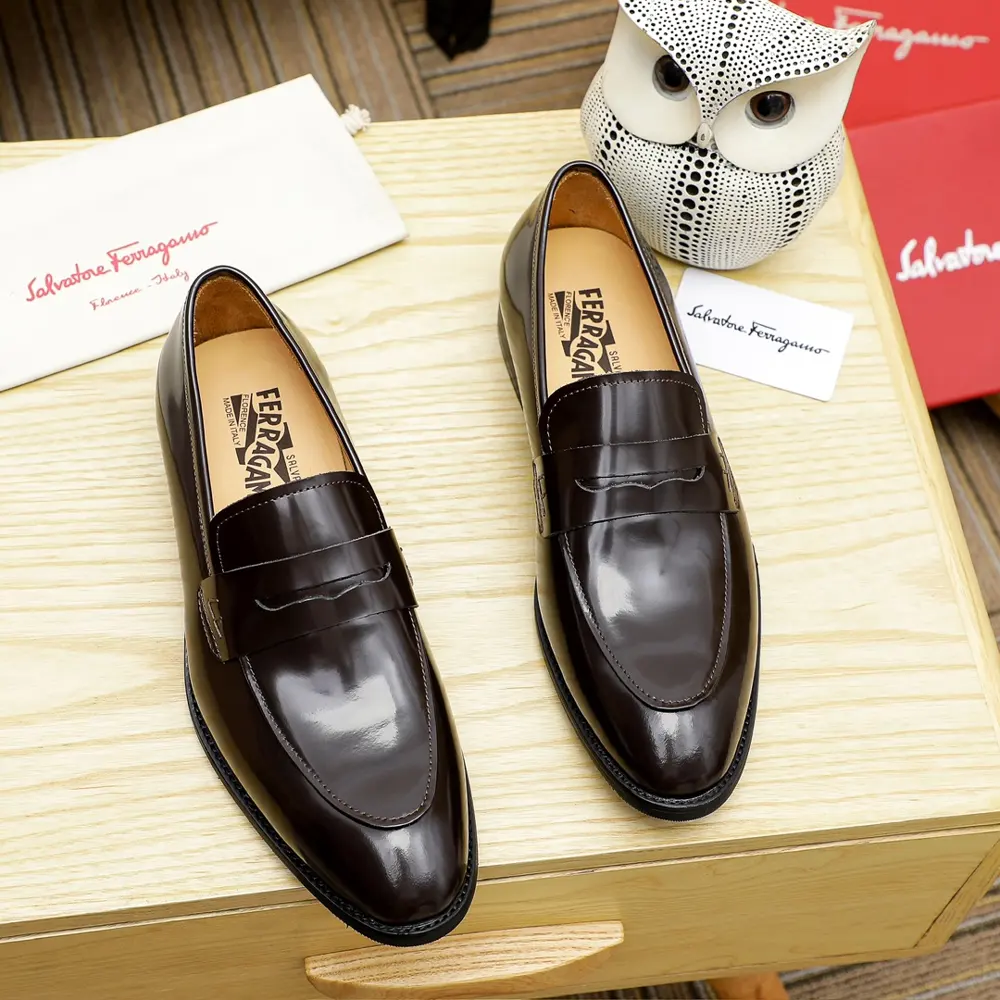 Salvatore Ferragamo casual slip-on shoes Official website original 1:1 mold