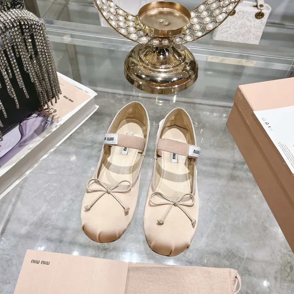 Miu Miu Miu French fairy ballet shoes