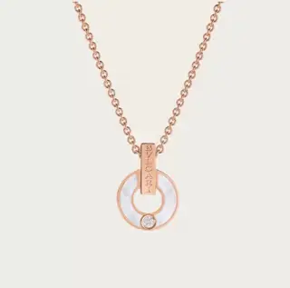 Bvlgari new copper coin necklace