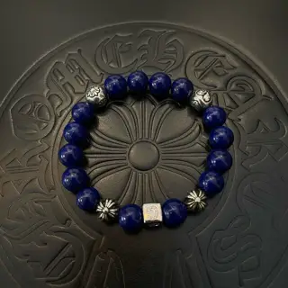 Chrome Hearts Classic Vintage Lapis Lazuli Bracelet