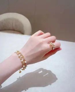 [Dior’s latest double-layer bracelet]