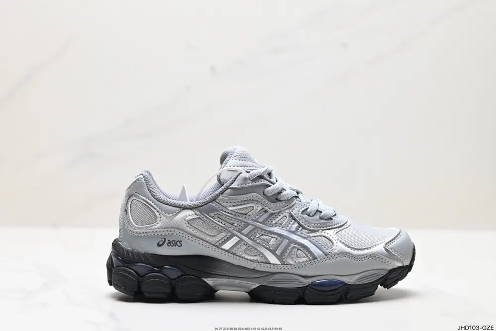 ASICS breathable mesh upper with some synthetic leather material uses the new AHAR+ rubber 1203A280-020
