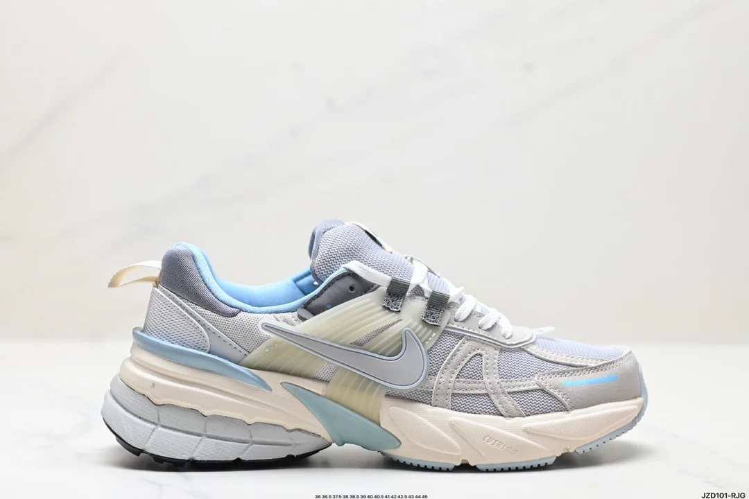Nike Wmns V2K Runtekk Low “White Grey Pink” Retro Trend Series Future Retro Daddy Style FZ3596-072