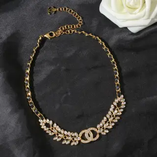 Chanel wheat ear necklace
