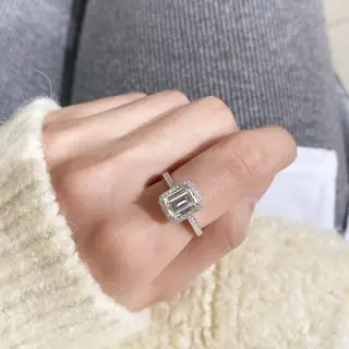 Tiffany emerald cut ring