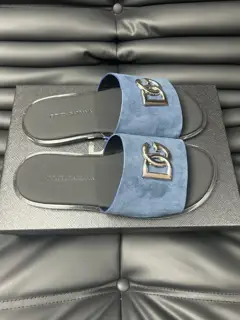 Dolce & Gabbana Logo Beach Slippers