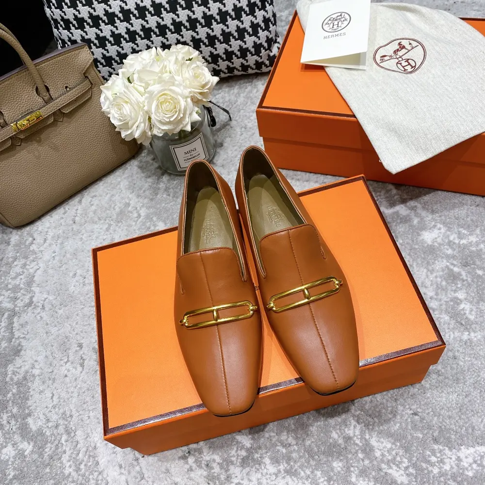 Hermès early spring new single shoes