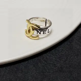Chanel Double C series ring