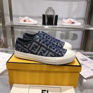 Fendi couple canvas shoes